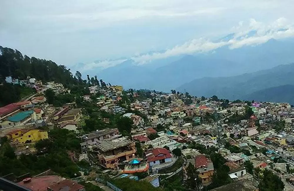 A beautiful view of Pauri Town in Pauri Garhwal Uttarakhand.. Pic: Dharmen Butola