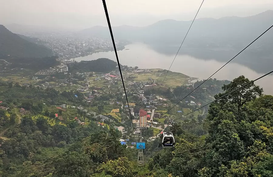 Annapurna Cable Car. Pic: Wikipedia: Saddam19