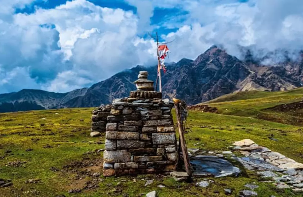 Small Temple in the meadows. Pic: The Blue Mountain Club