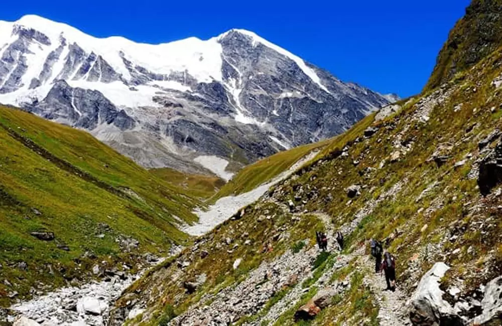 Trail towards Ronti Saddle. Pic: The Blue Mountain Club