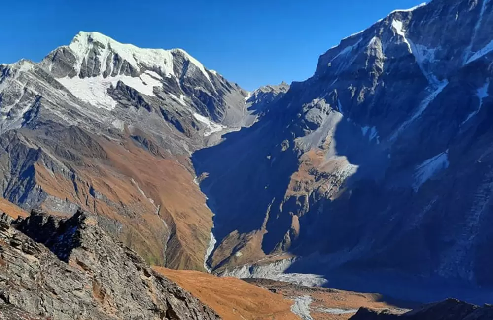 Views from Roopkund Lake Trek. Pic: The Blue Mountain Club