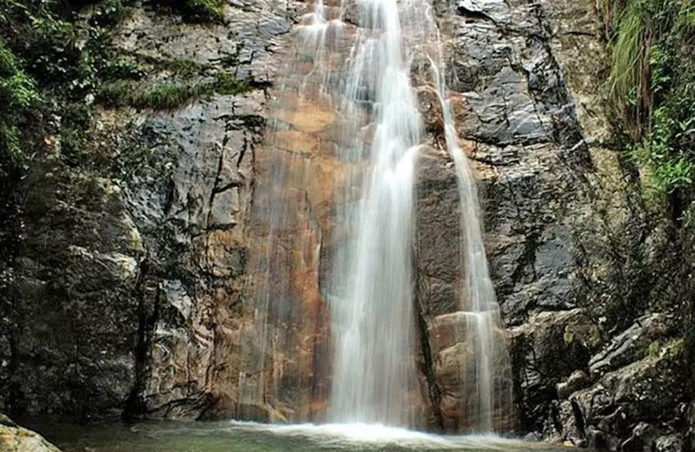 Rudradhari Falls near Kausani. Pic: 