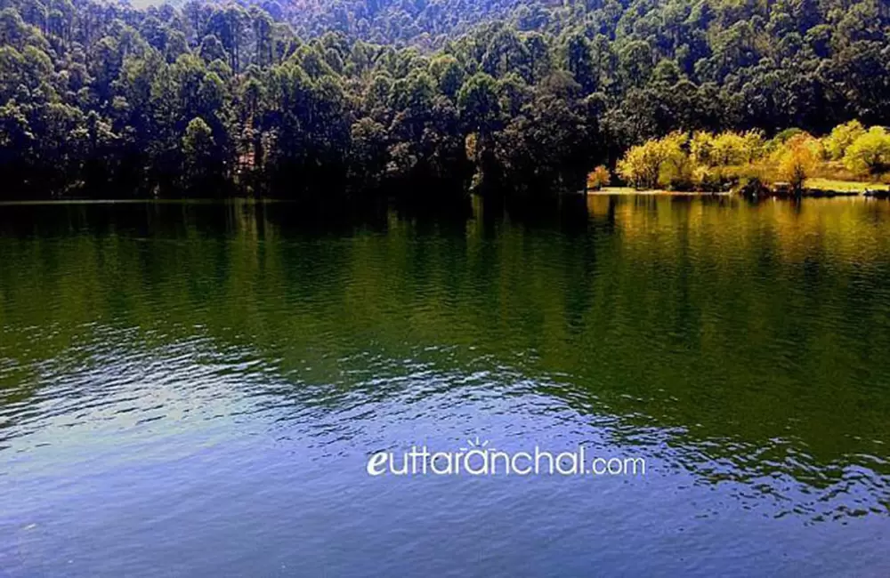 Alluring view of Sattal Lake, Nainital. Pic: Arjun Taakuli (Facebook)