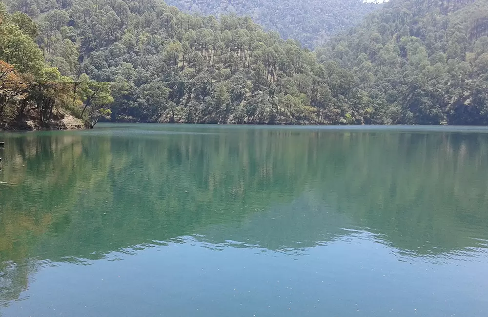 A beautiful view of Sattal lake, Nainital.. Pic: PUSHPABALAKRISHNA 