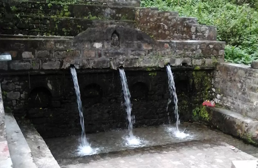 A natural water resource in Sitavan near Ramnagar.. Pic: Bhupender Singh Bisht/facebook