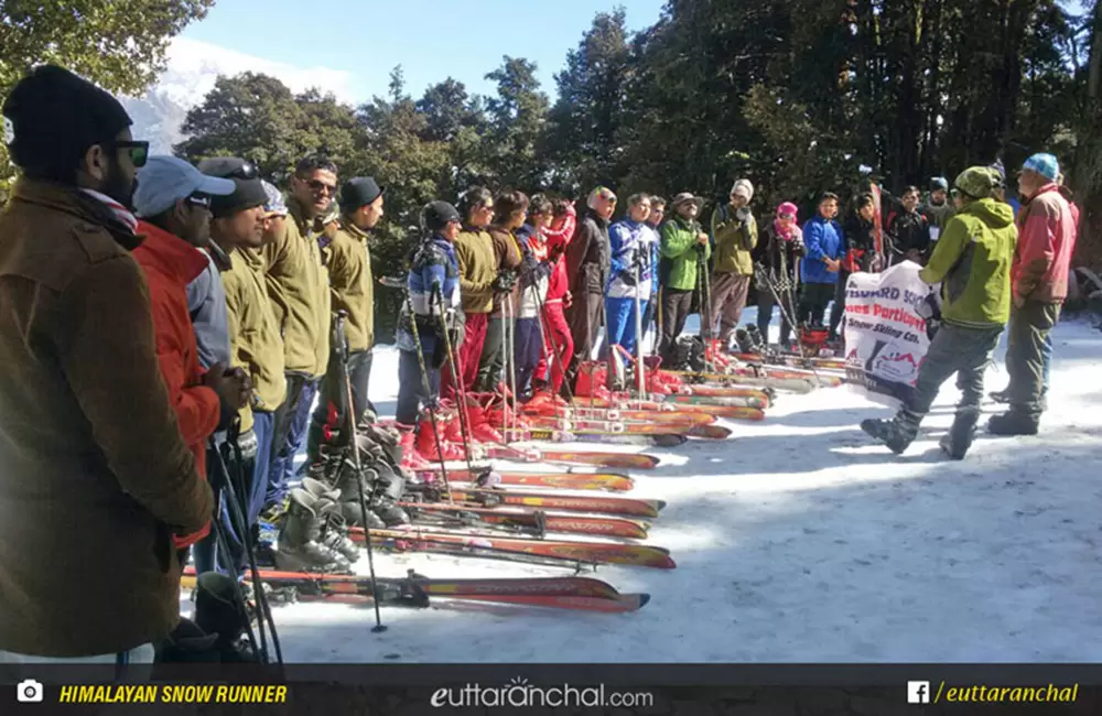 luxury skiing course in auli