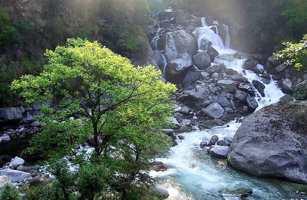 Confluence of two rivers at Sonprayag Uttarakhand.. Pic: facebook page of Uttarakhand Simply Heaven