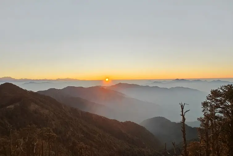 Sunrise at Nag Tibba