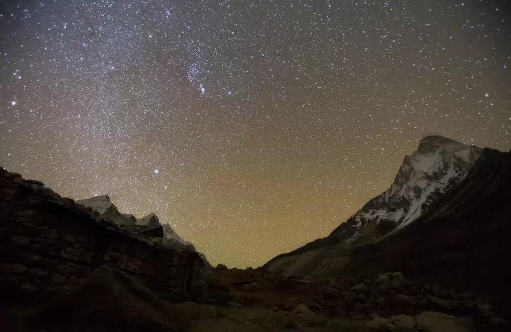 Bhagirthi Massif (left) and Mount Shivling (Right) as seen from Tapovan.. Pic: Kundya 