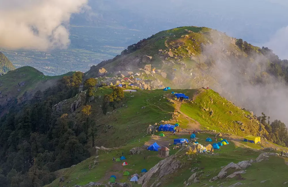 Camping at Triund. Pic: Pixabay: 3539491