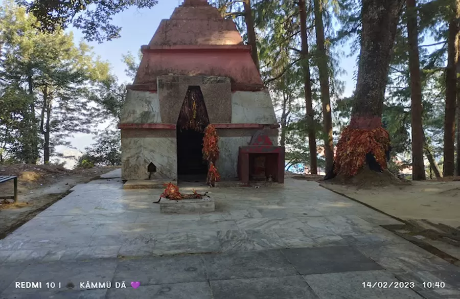 Upat Kalika Temple in Ranikhet. Pic: Kamal Goswami