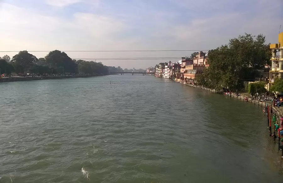 Vishnu Ghat in Haridwar. Pic: Raja Muthuswamy