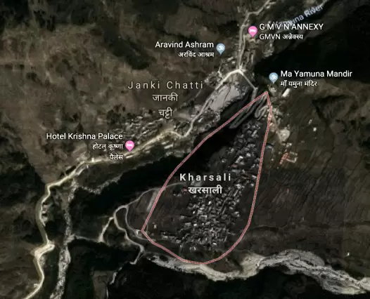 Location for starting point of Ropeway. Pic: Googel Maps