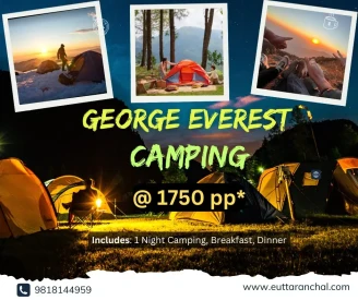 Camping in George Everest near Mussoorie