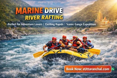 Book Marine Drive River Rafting in Rishikesh - Best 26 Kms Rafting