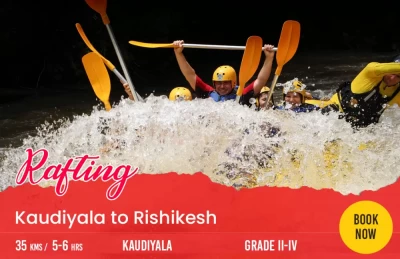 Kaudiyala To Rishikesh Rafting Booking