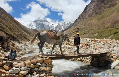Trek route of Aadi Kailash
