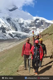Trek route of Aadi Kailash trek.