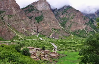 life is a struggle here with the nearest road head being nearly 50 km. this village is en route chota kailash yatra.