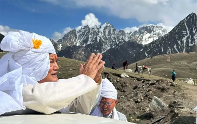 Former CM Harish Rawat visited Adi Kailash and Om Parvat