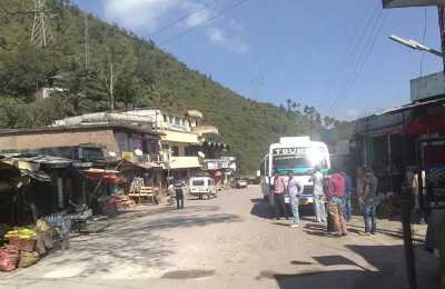 Agarkhal main market, Tehri garhwal, Uttarakhand.