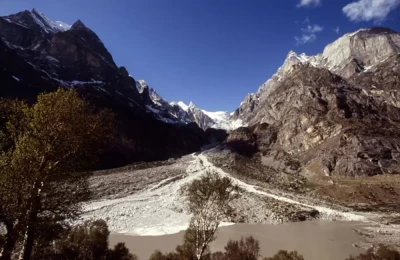 Alkapuri Glacier, near badrinath uttarakhand.