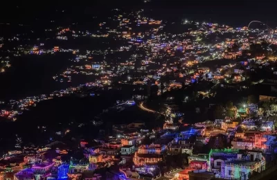 Almora on Diwali night