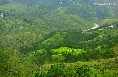 Green valleys in Almora