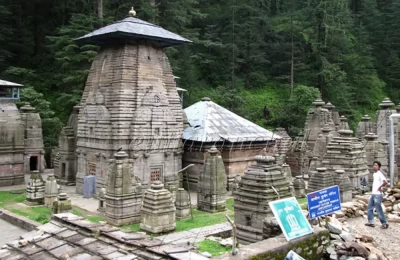 Jageshwar Temple near Almora. The temples over 100 - big and small are dedicated to Lord Shiva and other deities.