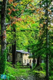 A scenic view from Army Cantonment Area in Almora.