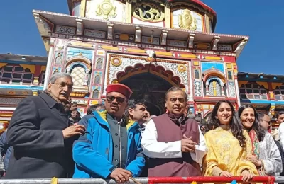 Ambani's Visits in Uttarakhand