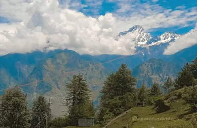 Barmal Peak as seen from Auli