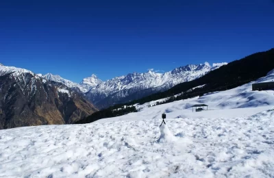 Himalayan Peaks as visible from Auli