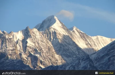 Trishul peak as seen from Auli