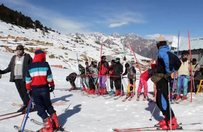 Skiing Festival in Auli