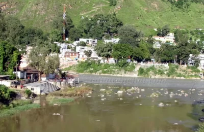 Confluence of river Saryu and Gomti at Bageshwar