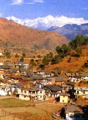 A rare old picture of Barkot