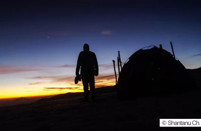 Bedni Bugyal at dusk. 