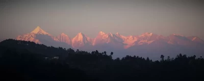 Panchachuli as seen from Berinag