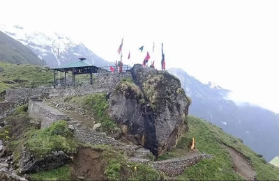 Bhairon mandir or Bhairav temple near kedarnath shrine