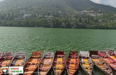 Boats in Bhimtal Lake