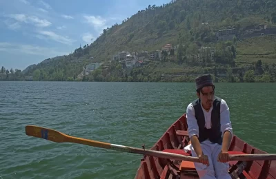 Boating at Bhimtal Lake, Uttarakhand