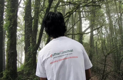 Team eUttaranchal exploring the Binsar Jungles