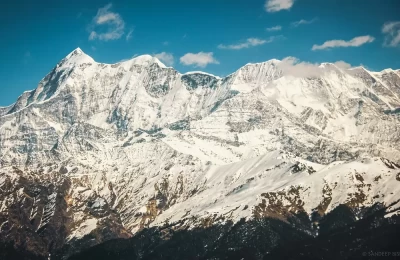 Stunning view of Trishul Peak