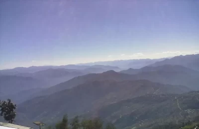Scenic view of Mountains from Chandrabadni temple. Tehri Garhwal.