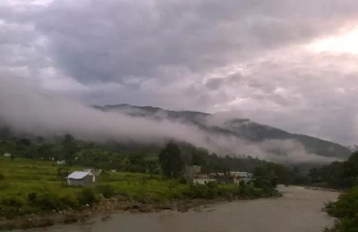 Masi Panyali near Chaukhutia during monsoons