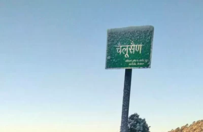 Chelusain after snowfall