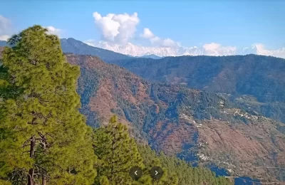 Himalaya views from Chirbatia