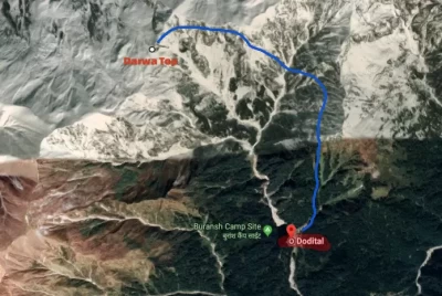 Darwa Top Location Map