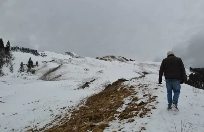 Dayara Bugyal during winter. (february month)